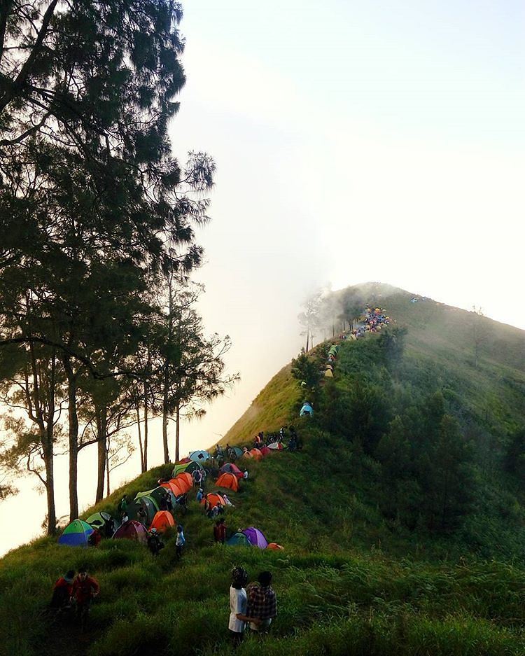 Camping di Bukit Nanggi Lombok, sumber ig kilaulombok
