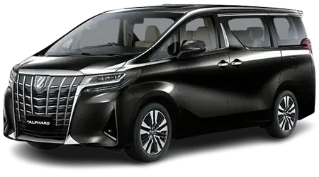 mobil alphard warna hitam tahun 2023 untuk rental mobil alphard di lombok