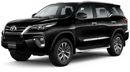 mobil fortuner hitam tahun 2024 untuk sewa mobil fortuner di lombok
